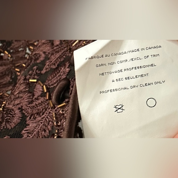 ✨NWT✨ JS Collections: Women’s Chocolate Floral Blazer- Size 6 - Picture 11 of 14